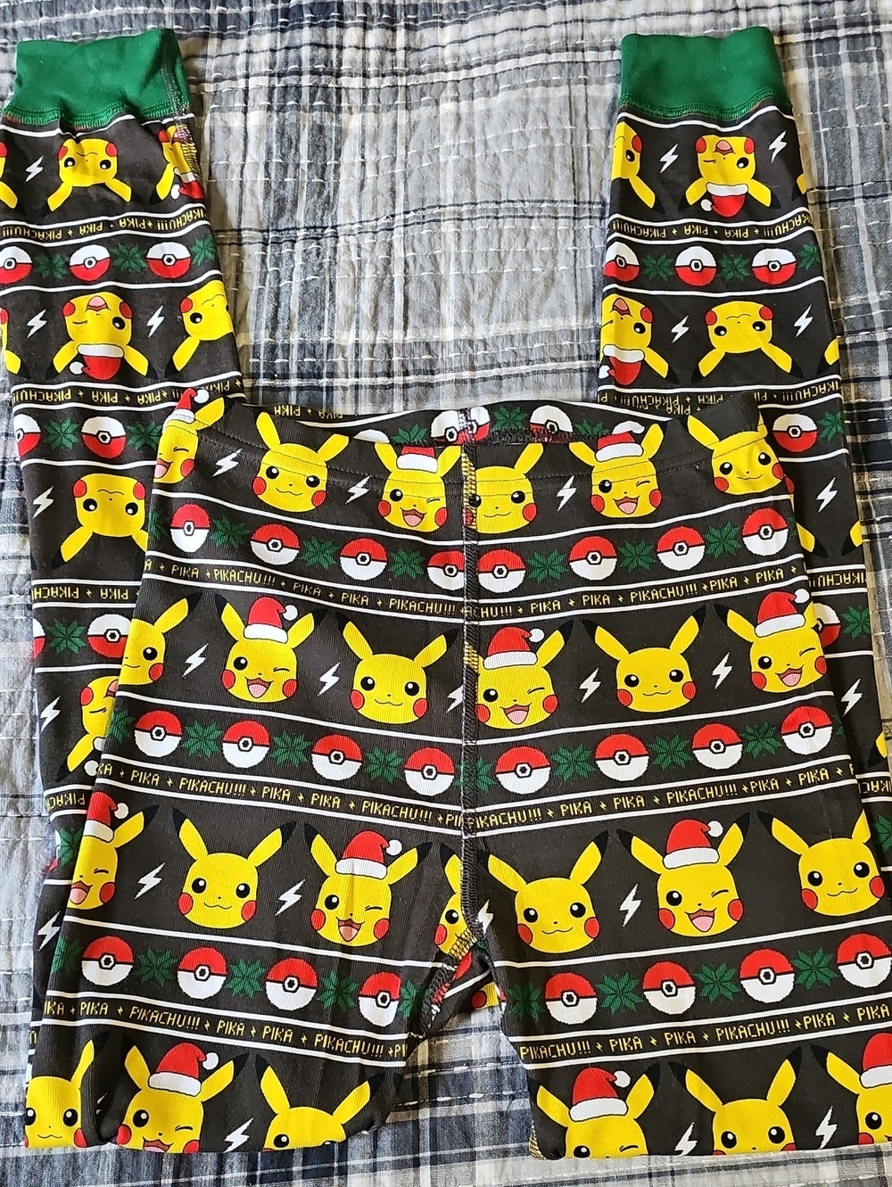Hanna Andersson Pokemon Pikachu Christmas Pajama Bottoms